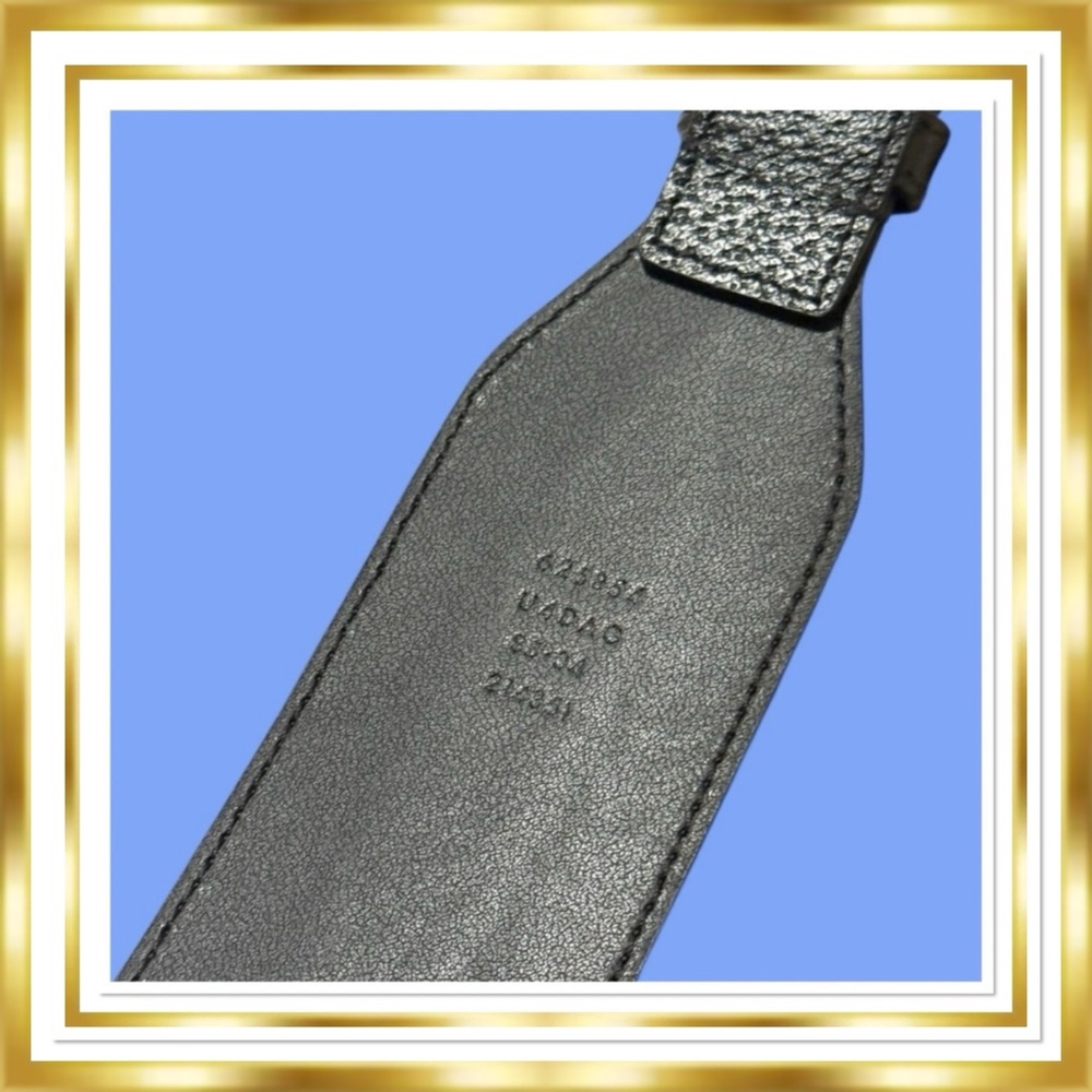 Gucci X Adidas Leather Logo Horse-Bit Belt. Size 85( Small) - Picture 6 of 6
